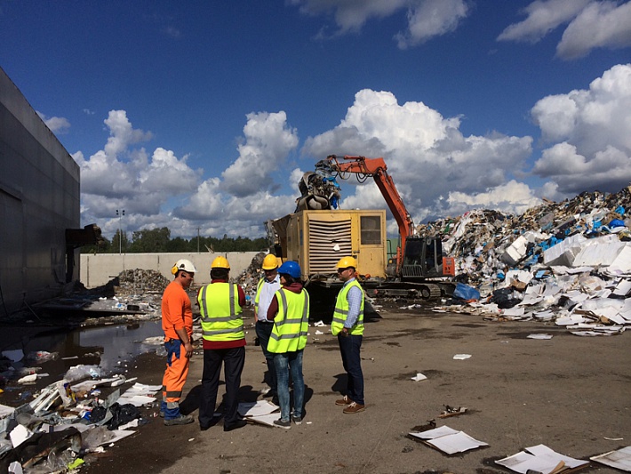 Визит на станцию переработки отходов компании TANA в Финляндии